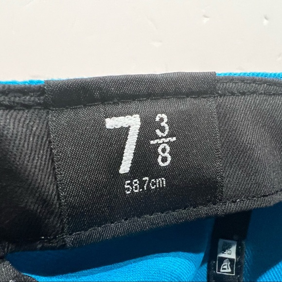 New Era, 59Fifty Fitted Hat, Carolina Panthers, Blue & Black - Picture 9 of 9